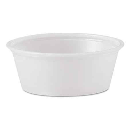 Dart 1.5 oz Polystyrene Portion Cups Container, Translucent DCCP150N